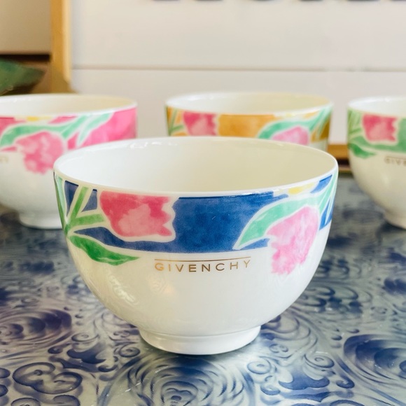 Givenchy Paris Yamaka Intl Tea Set Pot & Cups 5 Servings Floral Excellent - Picture 4 of 13